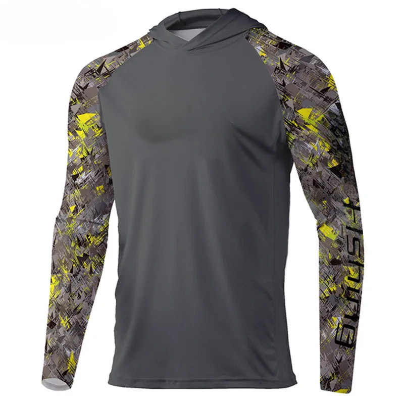 Men\'s Fishing Hooded Shirts High Performance Clothing Masculina Fishing Hoodie Tops