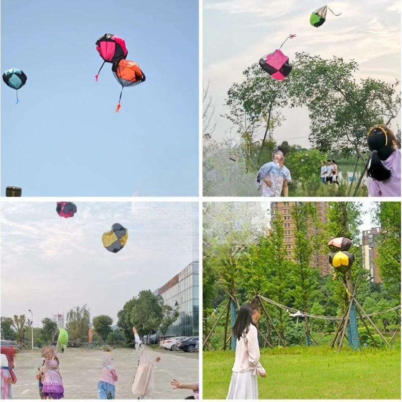 

Physics Education Toy: Parachute aerodynamics demonstration, teaches gravity/resistance principles through interactive play