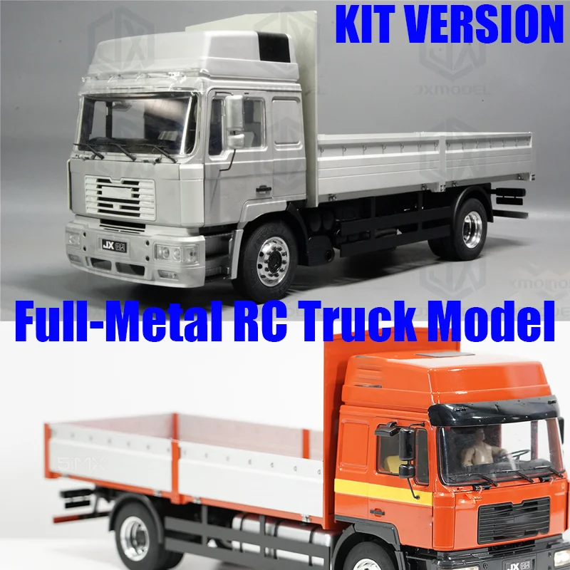 4X2 Metall-Kit Flachbett-LKW für 1/14 RC-Truck für JXmodel für MAN F2000 Auto
