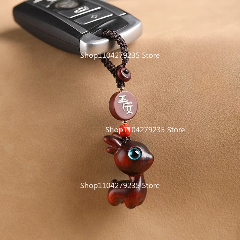 

Suitable for Safe Journey Deer Keychain Car Pendant Phone Chain Pendant