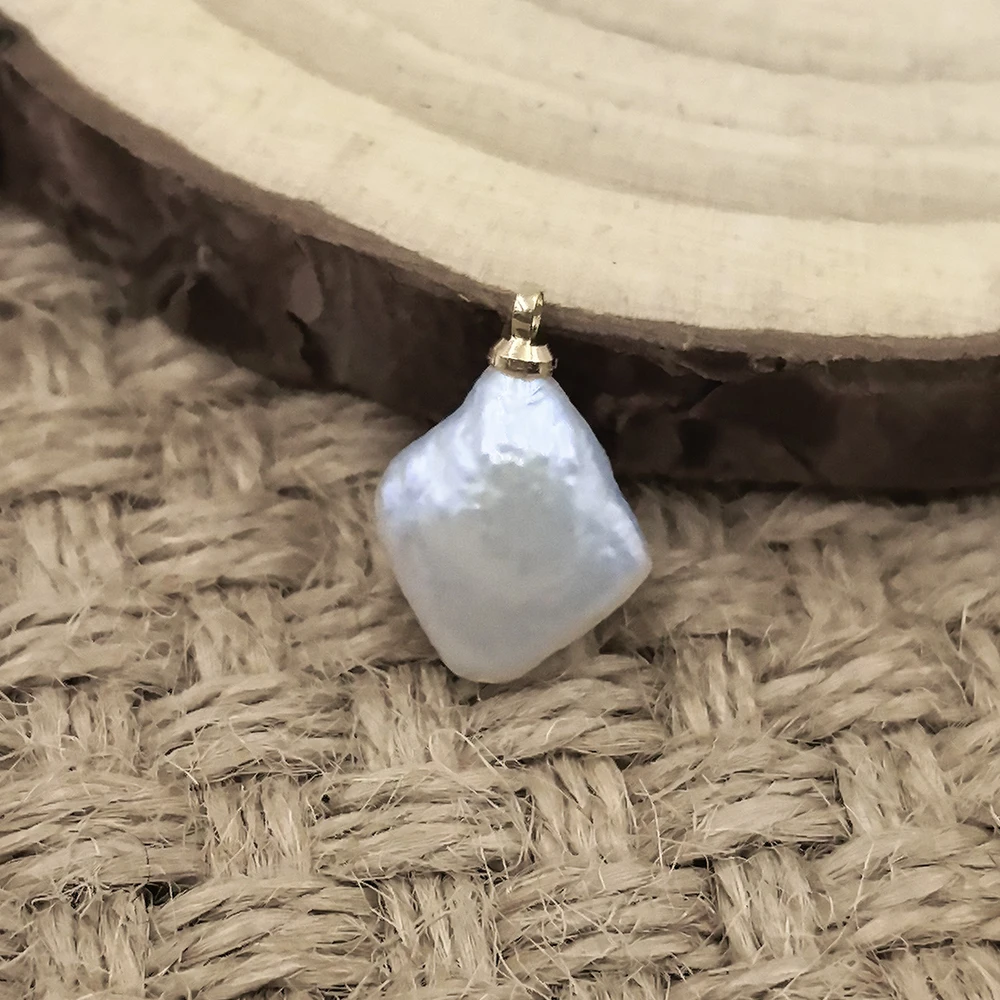 Natural Pearl Pendant Necklace Baroque Style Pendant 1 piece DIY Jewelry Making Necklace Earrings Pearl Jewelry Accessories