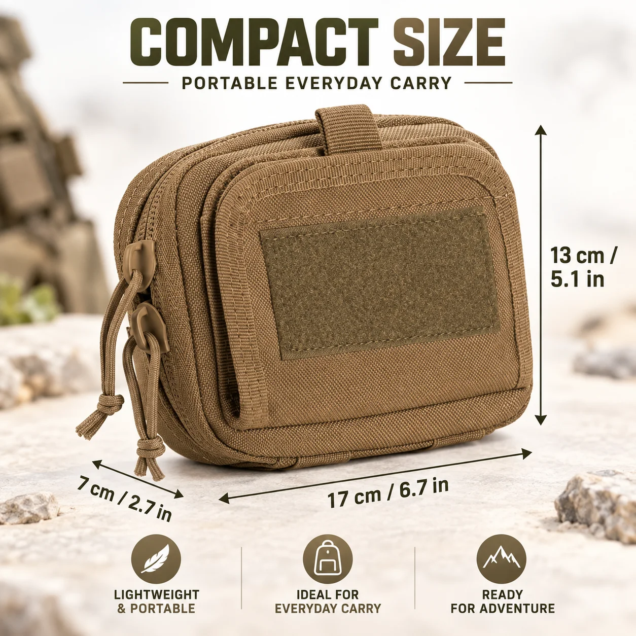 Pochette tactique pour carte d - Edc Carry Flashlight avis et prix