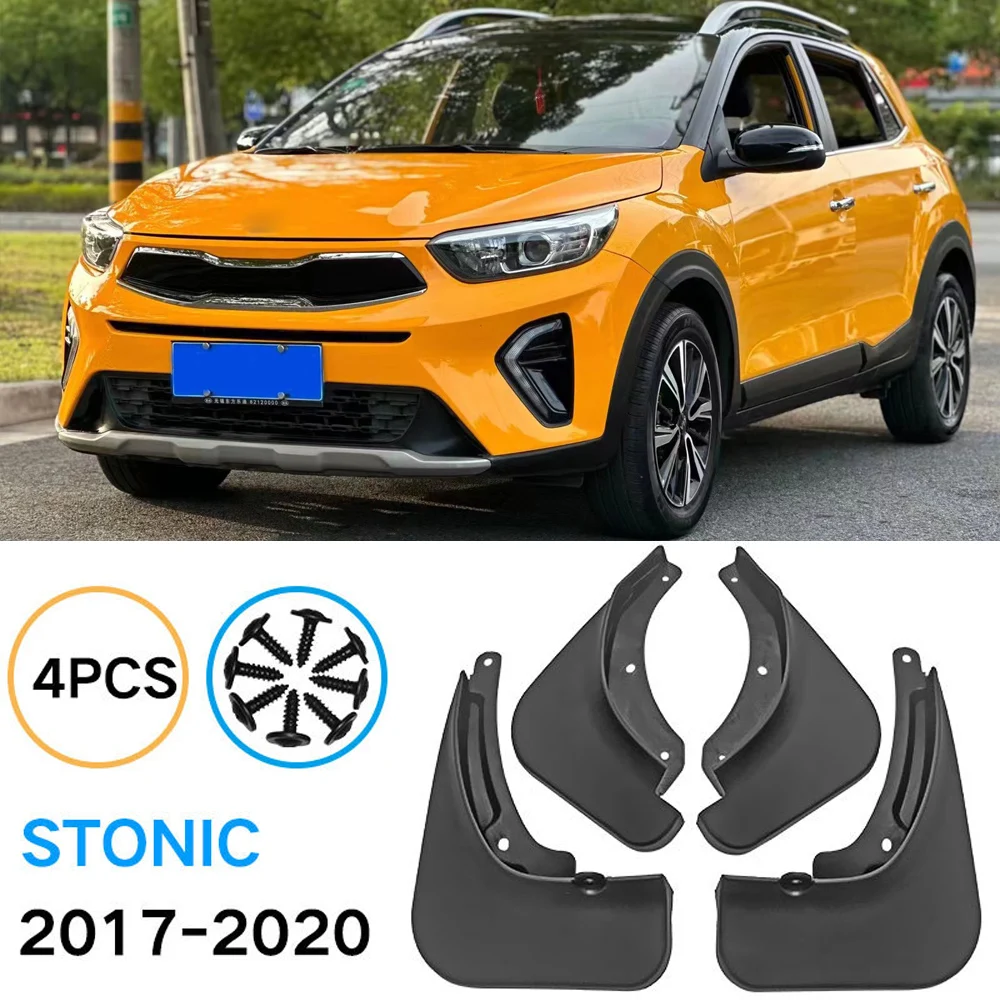 

Mud Flaps for Kia Stonic 2017~2021Accessories Mudguards Front Rear Wheels Fender Splash Guards Mudflaps Car Stying 4PCS