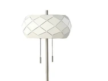 28 بوصة منتصف القرن الدنماركية 2 ضوء الجدول مصباح نحى الفضة معدن الأبيض اليقطين الظل سحب سلسلة التبديل لغرفة النوم غرفة المعيشة