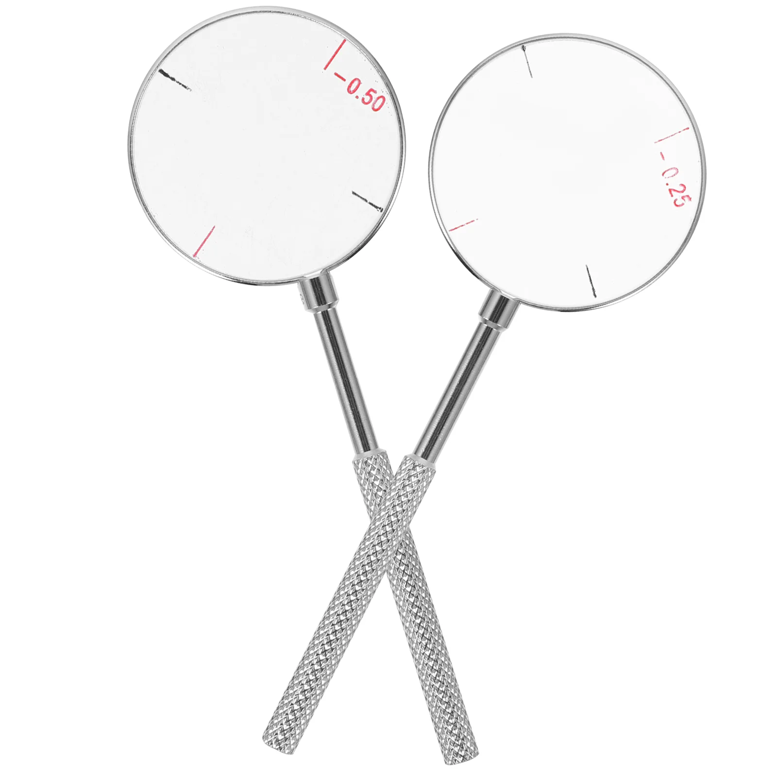 Ensemble d'Outils pour Lentilles d'Optique, Instruments à Intervalles Croisés, Dioptries, Test de Vision Cylindrique, 2 Pièces