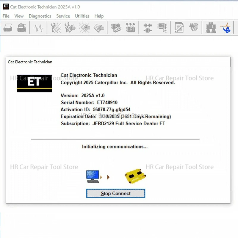 For Cat ET 2025A 2019A+Keygen Electronic Technician Diagnostic Software Caterpillar engines and machines