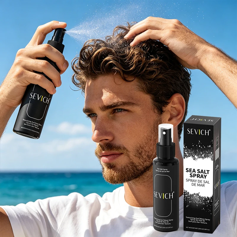 Sea Salt Styling Spray Long Lasting Fluffy Texturizing Hair Spray Strong Fixing Natural Adds Thickness Wave Texture Volumizing
