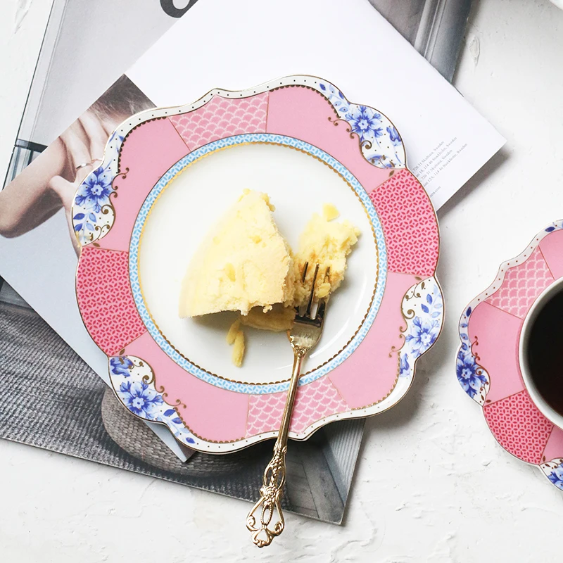 

Dutch Royal Flower Ceramic Dinner Plate Plate Dish/Soup Bowl Rice Bowl Ceramic Plates DishesDessert Plate Trinket Dish
