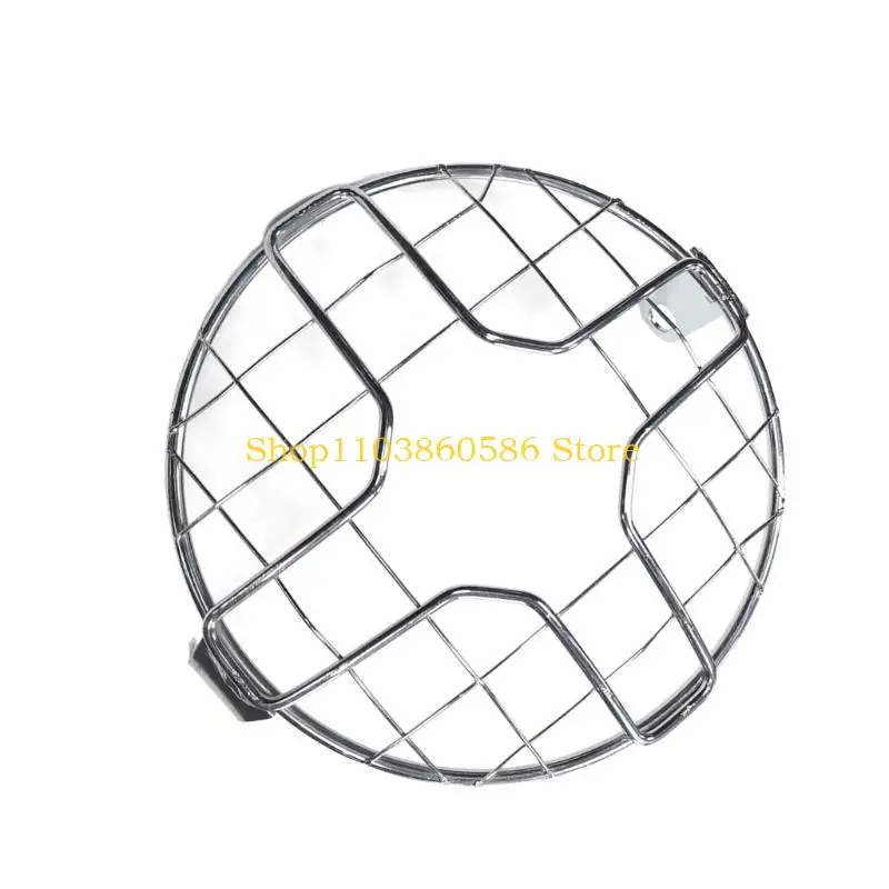 

242A Motorcycle Headlight Protector Guard Case Quick Installation Shockproof Metal Cover For Mountain Road Off Roading Riding