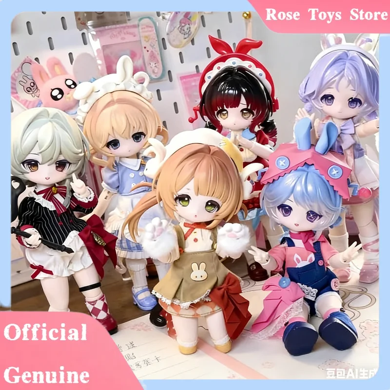 

Genuine Bonnie Bunny Dream Box Series Bjd Blind Box Toys Action Figure Lovely 12 Point Bjd Bonnie Mystery Box Collectible Gift