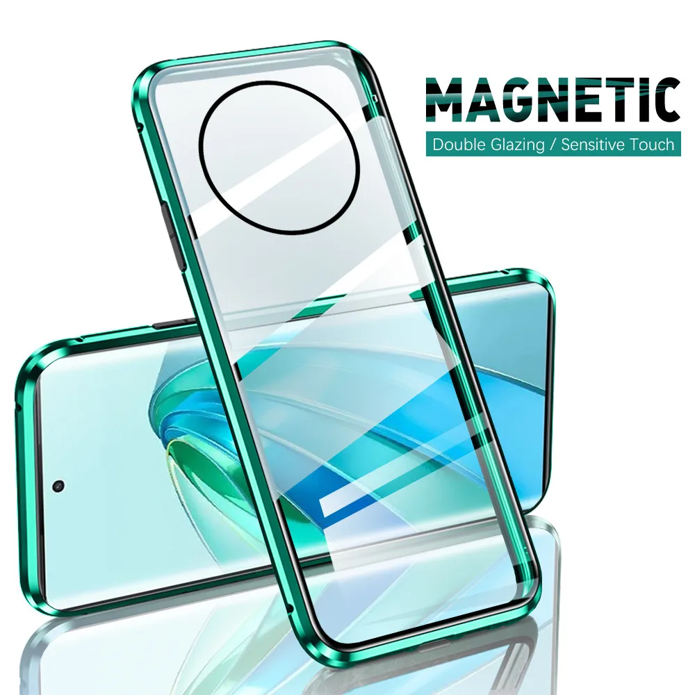 360° Magnetic Flip Case For Honor Magic5 Lite 5G Xonor Honer Magic 5 Light 5Lite 6.67