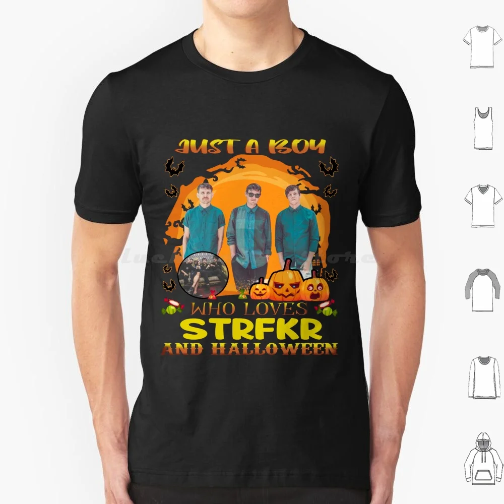 Just A Boy Who Loves Strfk And Halloween T Shirt Cotton Men Women DIY Print Just A Boy Indie Strfkr Band 2007 2022 Tour Indie