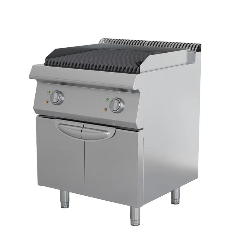 

Electric Commercial Volcanic Stone Barbecue Grill for Grilling Skewers Pig Trotters and Frying Steaks for Hotels Restaurants