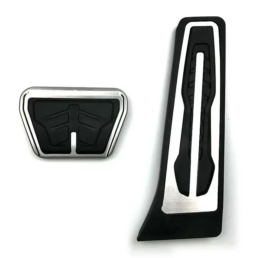 Fit For BMW E46 E90 E92 E60 F10 F20 F25 F30 E87 E89 E53 E63 E70 E71 E72 Gas Brake Foot Rest Pedal Cover Pad Plate AT 2PCS