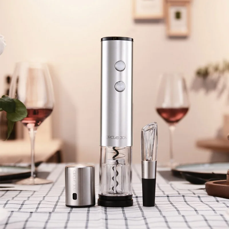 CIRCLE JOYYuole Wine Electric Bottle Opener Household Automatic Bottle Opener Stainless Steel4Combination1Gift set