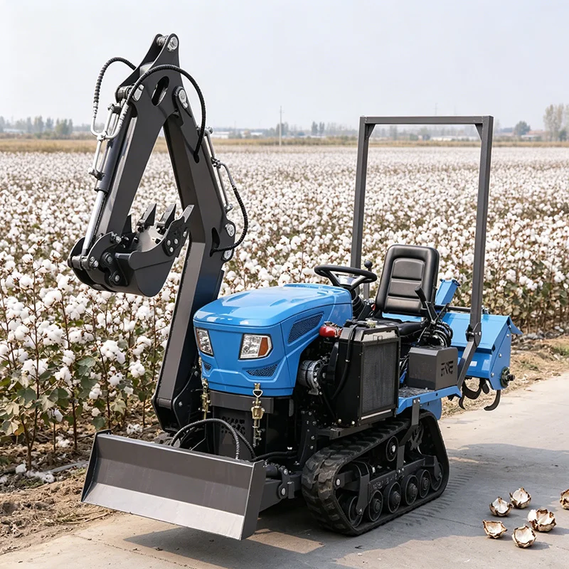 

Customized Efficient Soil Working Machine: Crawler Tractor, Rotary Tiller, Micro Tiller and Ride-On Plower