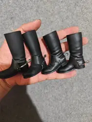 1/6 Male Soldier Trendy Hollow Cowboy Boots Shoes Model for 12'' Action Figure