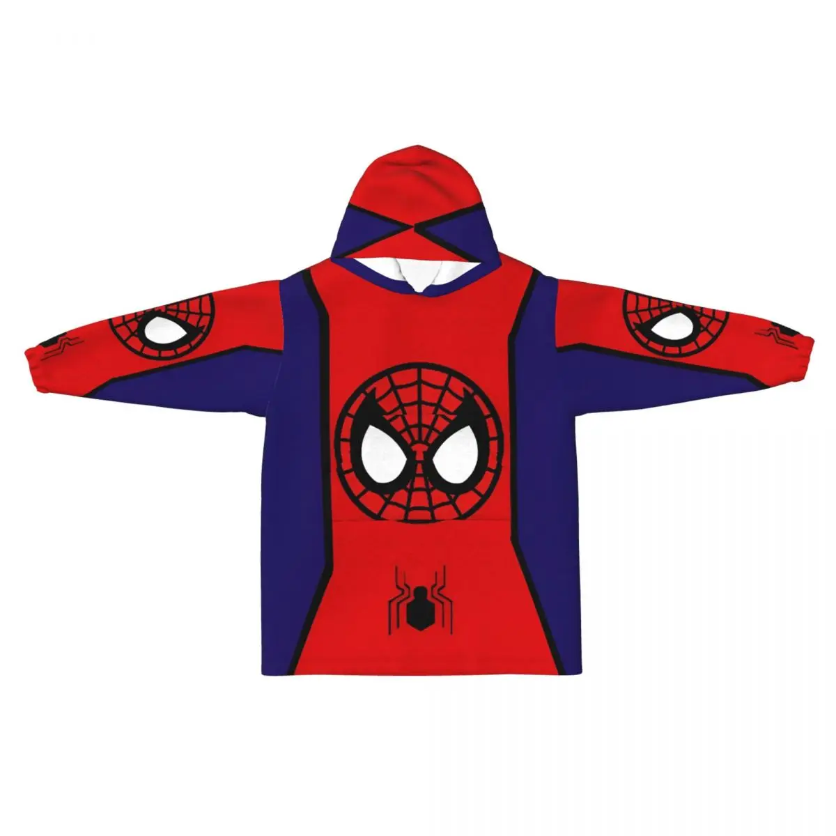 

Одеяло «Человек-паук» с капюшоном «Человек-паук», носимые для детей, комбинезон, одеяла, теплая пижама с карманом