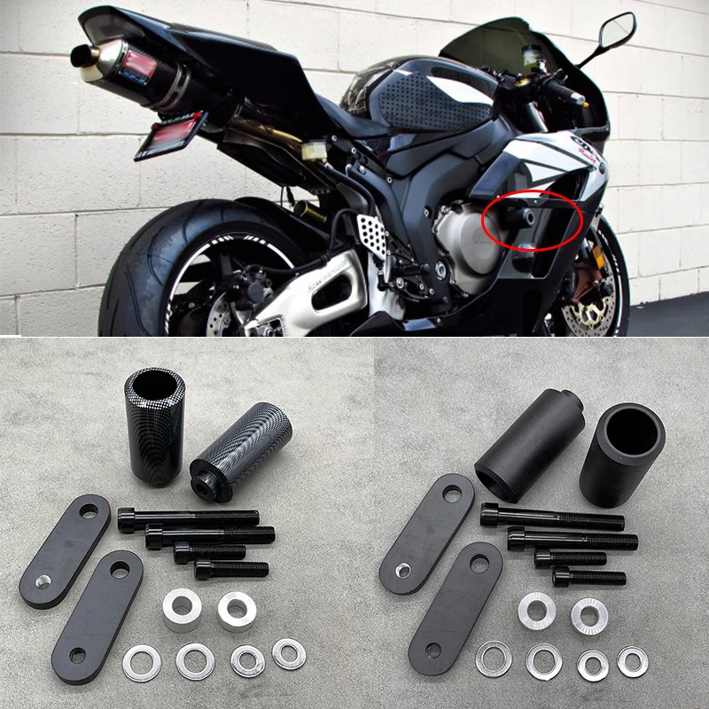 For Honda CBR1000RR 1000 RR 2004 2005 Motorcycle Engine Accessories parts Frame Sliders Falling Crash Protectors Black Carbon