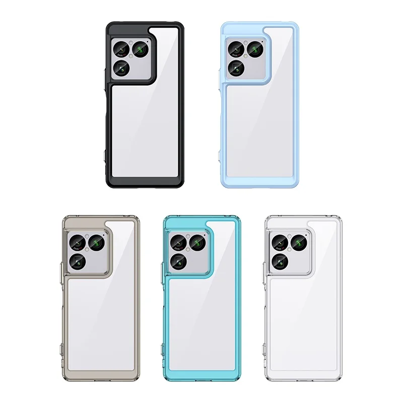 Capa para Sony Xperia 1 VIII, Capas Armor Bumper Transparente, Funda Transparente para Sony Xperia 1 VIII