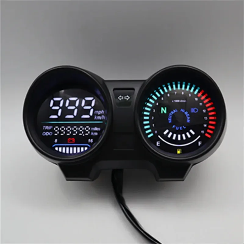 

Digital LED Speedometer Electric Electronic Motorcycle Odometer for Brazil Titan150 CG150 Fan150 2004-2009