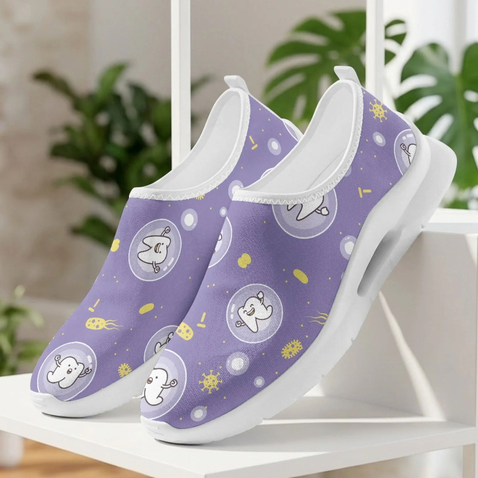 Sneaker Career - XIXIRIMIDO Women Slip-on Wide-toed Shoe Nurse
