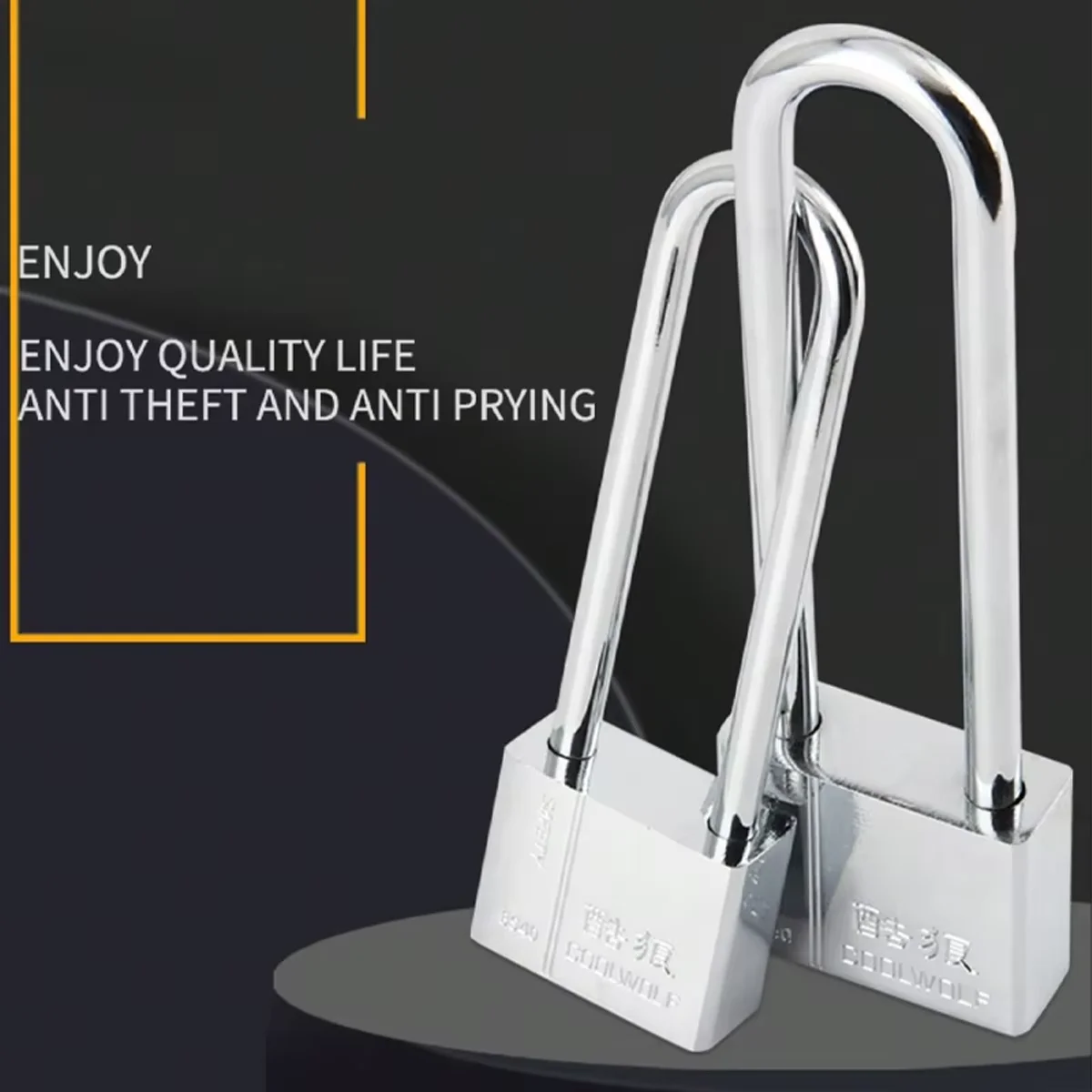 Padlock Anti-theft Antipick Rustproof Household Lock Big Door Lock Small Door Lock Dormitory Cabinet Lock Thick Iron Lock
