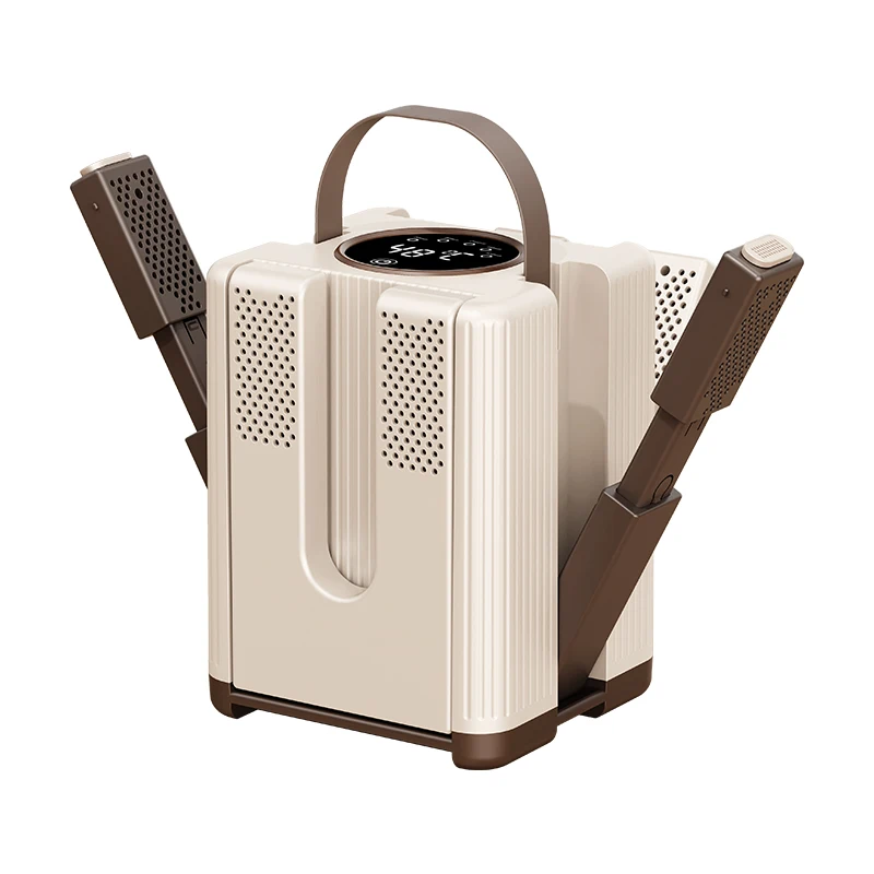 جديد 200 واط ستة الذراع مجفف الأحذية طوي مجفف الأحذية الكهربائية توقيت التحكم المنزلية جهاز تدفئة الأحذية سخان محمول للجوارب الأحذية #1