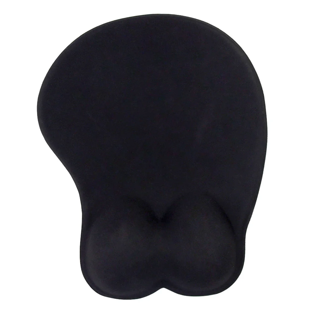 Mouse pad ergonômico com descanso para pulso, suporte macio com preenchimento de gel, superfície antiderrapante para laptop, desktop, escritório, computador, trabalho, jogos