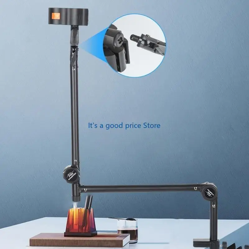  Universal Microphone Desk Arm Tabletop Microphone Holder for Online Meetings