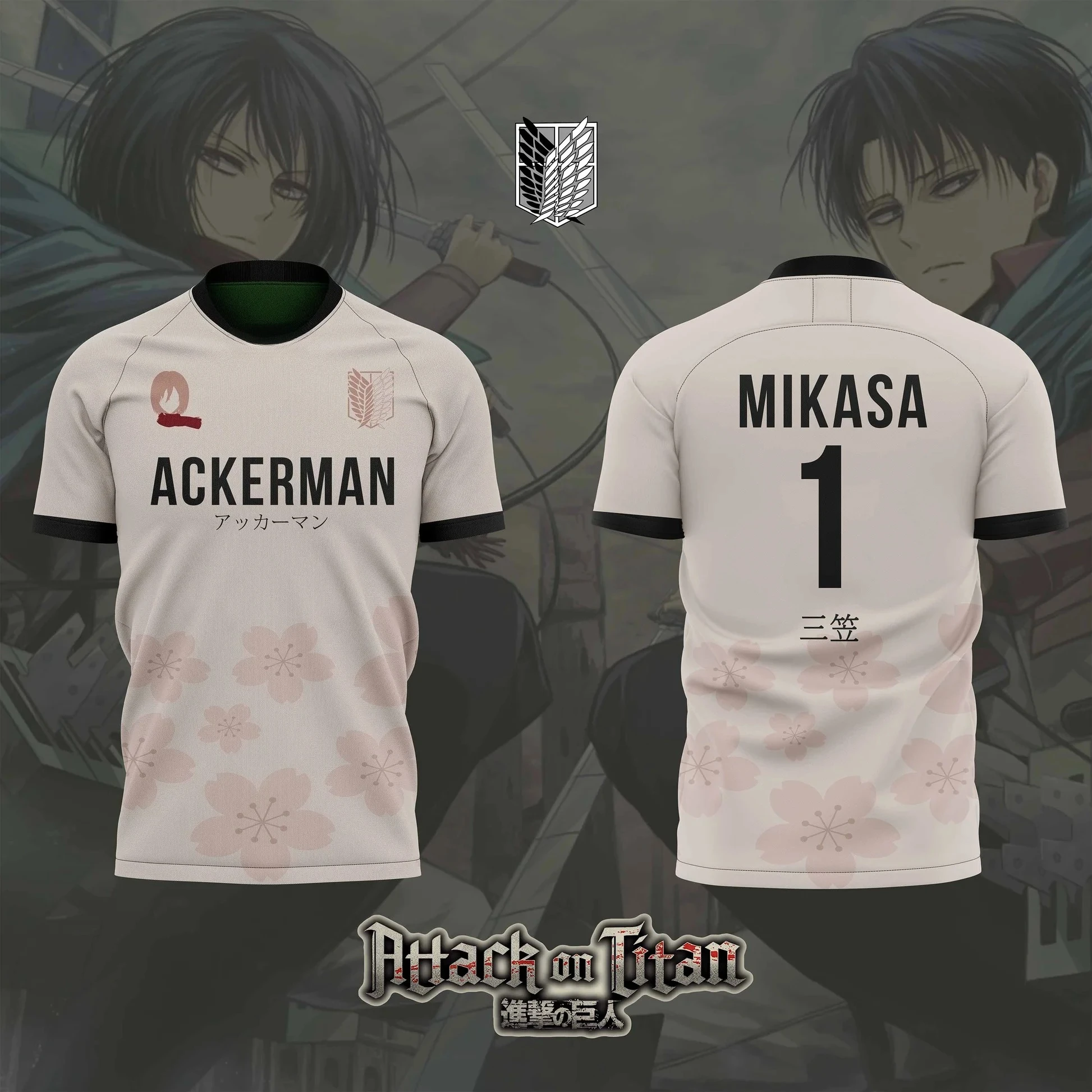 camisa-de-futebol-masculina-3d-estampada-attack-on-titan-anime-mikasa-ackerman-no1-2026-bandai-para-verao-esportes-e-casual-tambem-para-criancas
