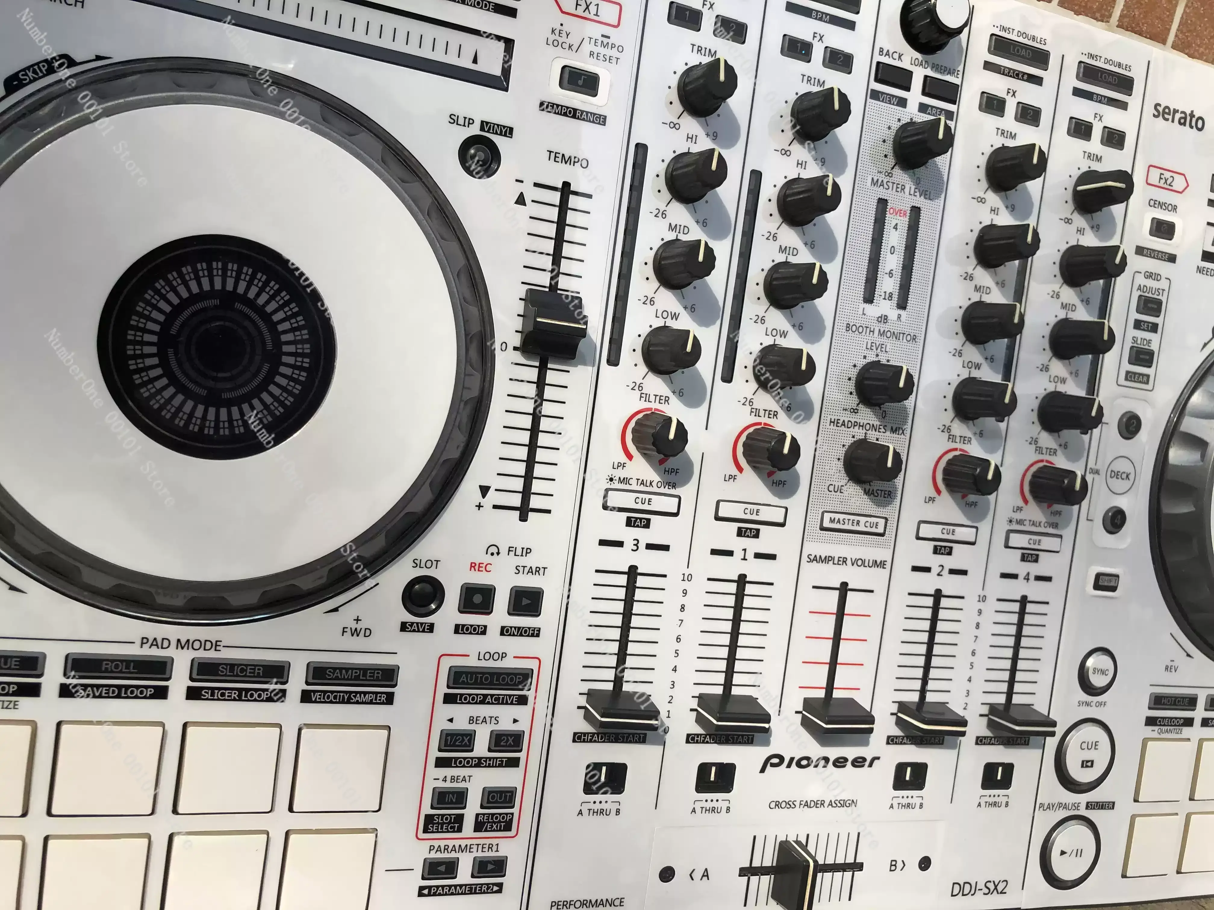 

DDJ SX2 Film Skins Controller PC Imported Material Protective Film Sticker Skin Black All Around