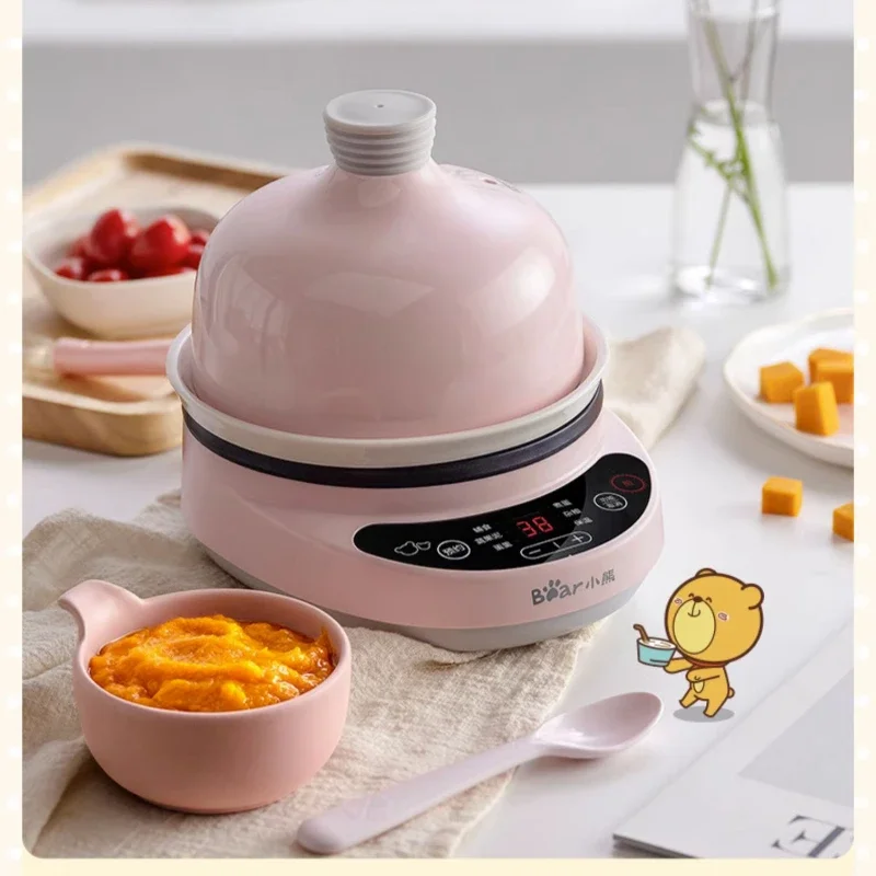 Egg Boiler Egg Steamer Microcomputer Reservation Ceramic Single Layer Mini Small Anti-Dry Burning Fantastic Breakfast Appliance