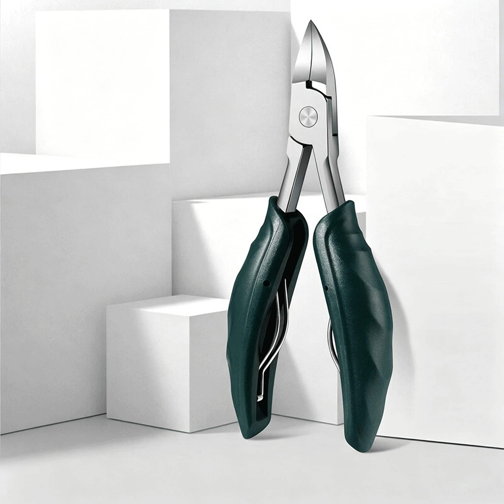 

40pcs Manicure Pedicure Set, Stainless Steel Heavy Duty Tools, for Home Salon & Travel, Dark Green Portable Zipper Case