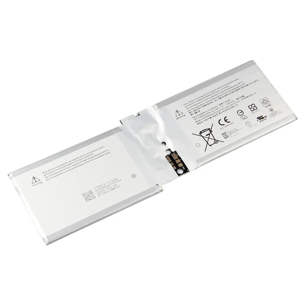 Nova bateria de tablet de substituição DAK 822470 K G3HTA020H para Microsoft Surface Book 1703 2387mAh
