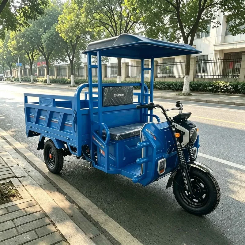 for Africa Hot Selling 3 Wheel Motorcycle Household Freight Agricultural Tipping Bucket Trike Three Bouncing Model