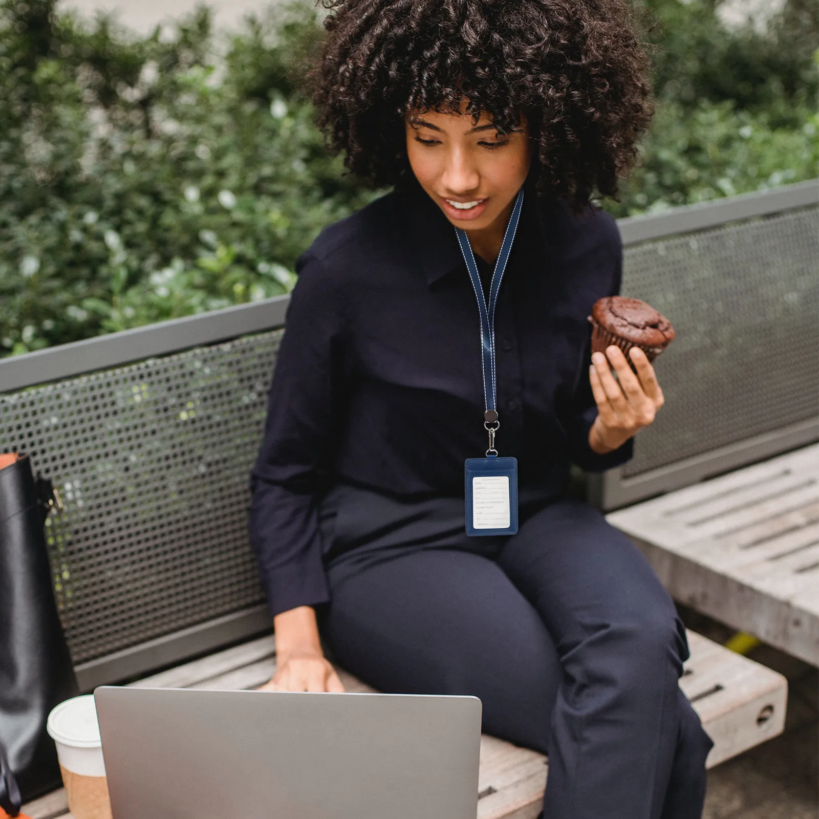 

1Pcs Portable Id Badge Holder Clear Window Business Cards Cover Lanyard Work Badge Holder for Nurses Teachers Students