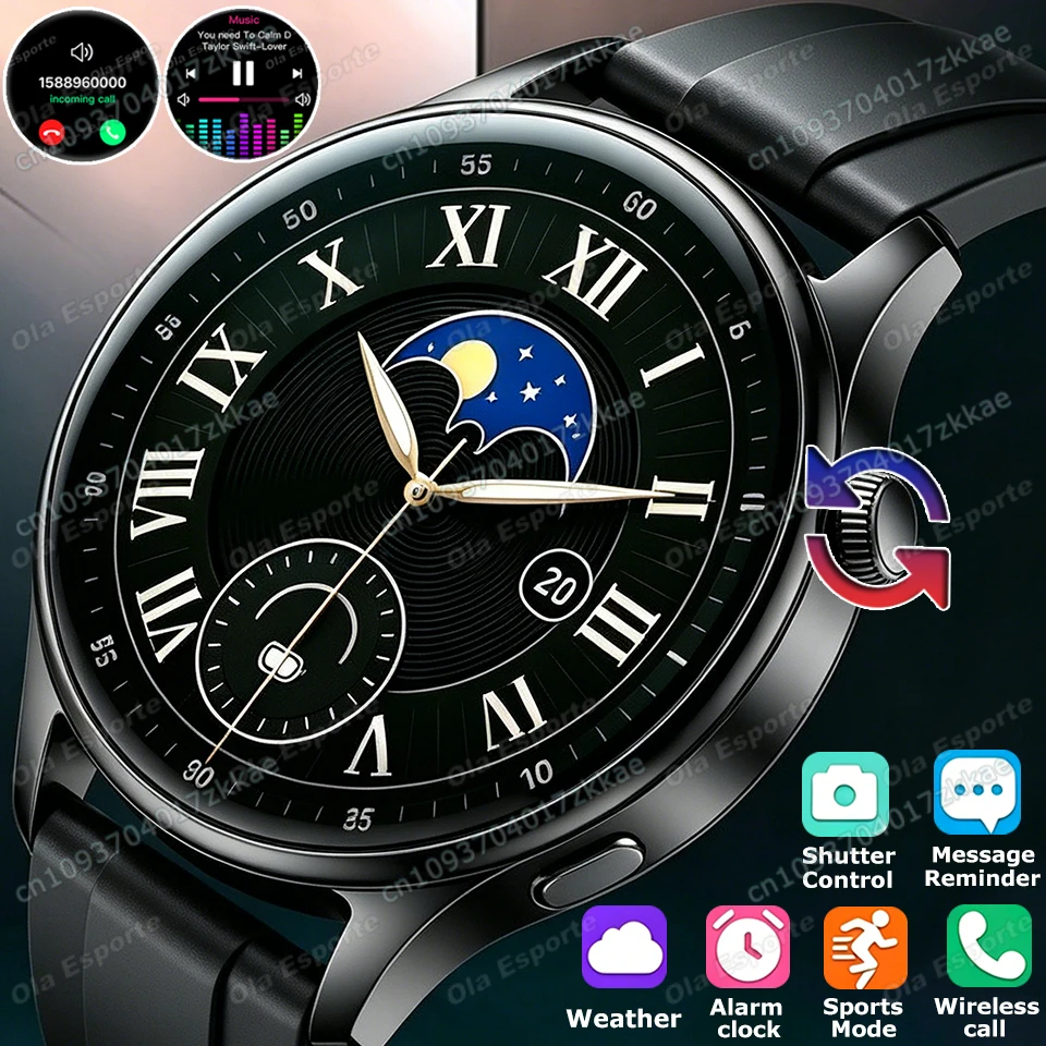 2026 New Men's Smartwatch 1.52-inch Full Touch Screen Heart Rate Voice Call Health Monitoring Smartwatch Women's Wristwatch H10