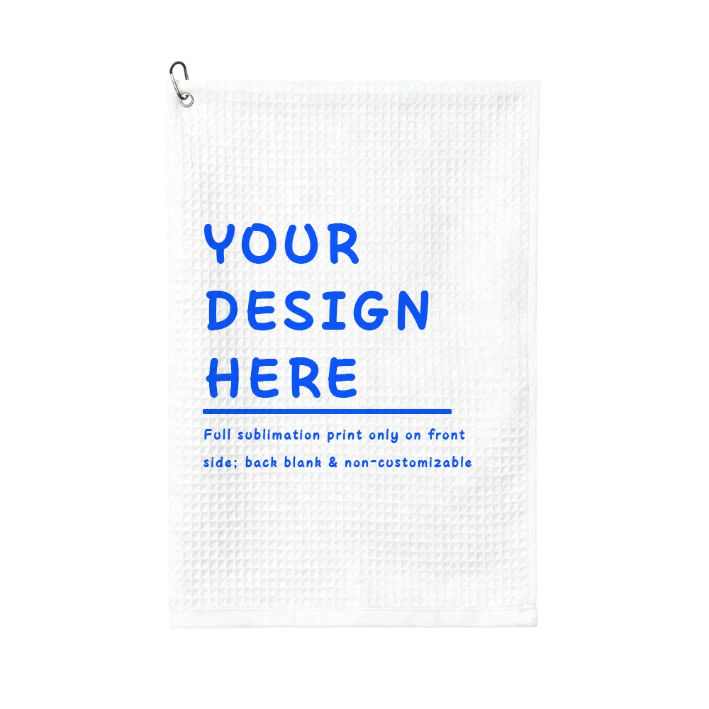 Golf Towel Waffle - Asciugamano da Golf Personalizzato con Grafica
