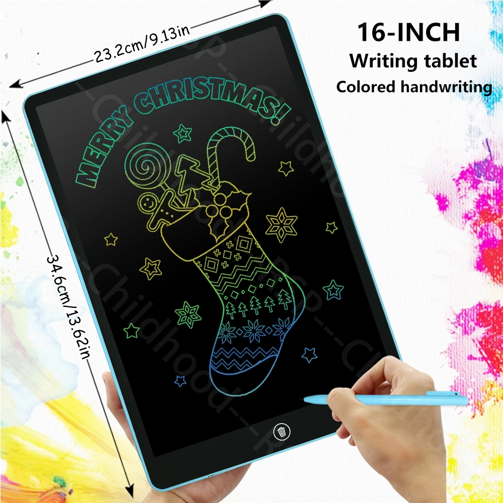 6.5/8.5/10/12/16-Inch LCD Tekentablet, Handschriftblok, Elektronische Schrijfbord, kinderen Kerstmis/Verjaardagscadeaus/Educatief speelgoed
