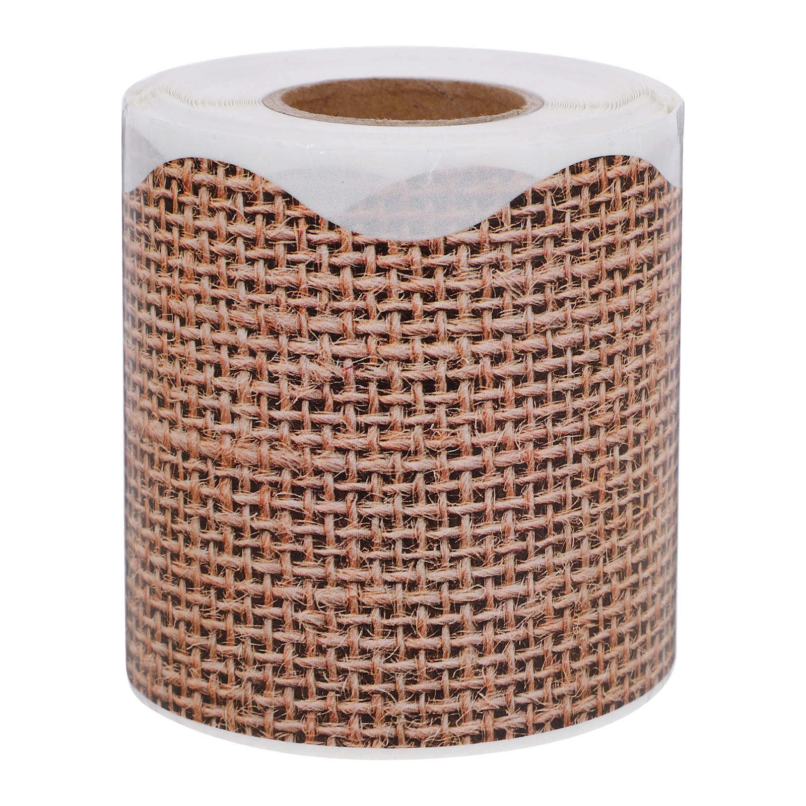 1pcs 1 Roll Scalloped Border Trim Bulletin Board Sticker Decorative Classroom Bulletin Borders Wall Trim Stickers School Office