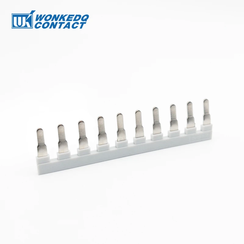 1Pc EB 10-12 Insertion Bridge UK UIK 16 DIN Rail Terminal Block Electrical EB10-12 Plug-in Insert Connector Wire Jumper Bar