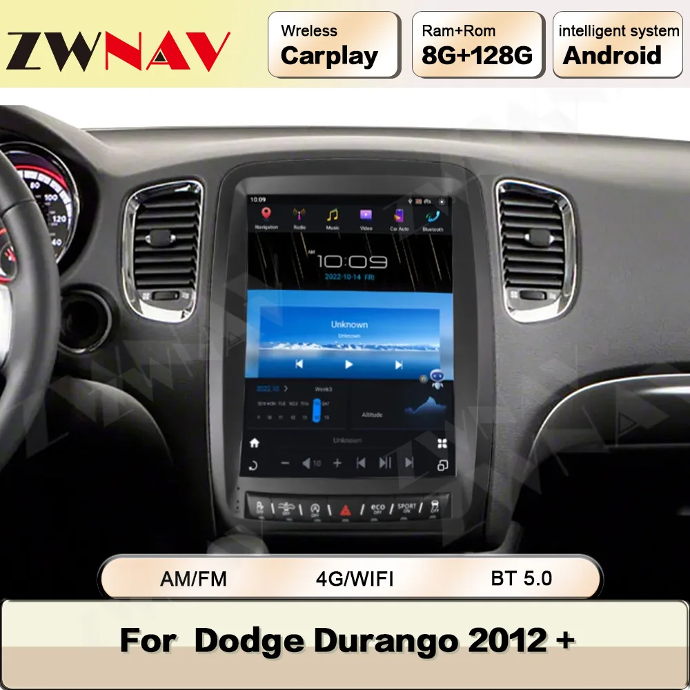 

BIG Tesa- Screen For Dodge Durango 2012 + Radio Android 11 Auto multimedia CarPlay Car Radio GPS Player Navi Unit Store Audio
