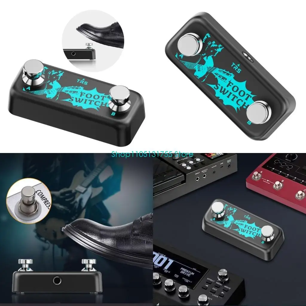 

K0EF педаль для гитары, часть музыкального инструмента, металлическая замена, мгновенная ножка, двойная ножка, педальный с