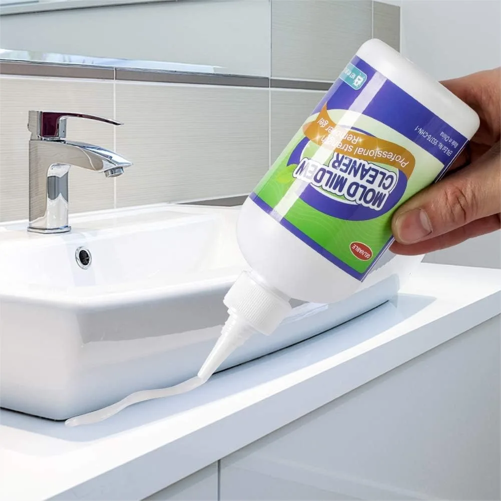 

Mold Cleaner Gel for Bathroom Tiles Grout Sealant Sinks Kitchen - 8 Fl Oz