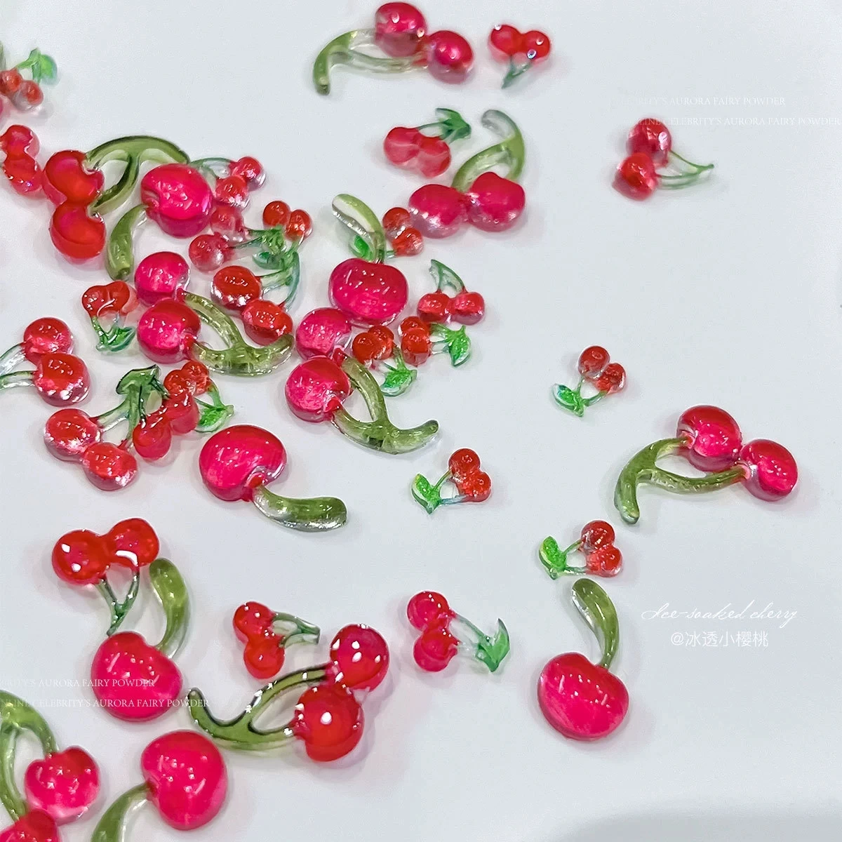 20 adet Mini Kırmızı Kiraz Tır - Nail Art Red Cherry incelemesi ve fiyatı