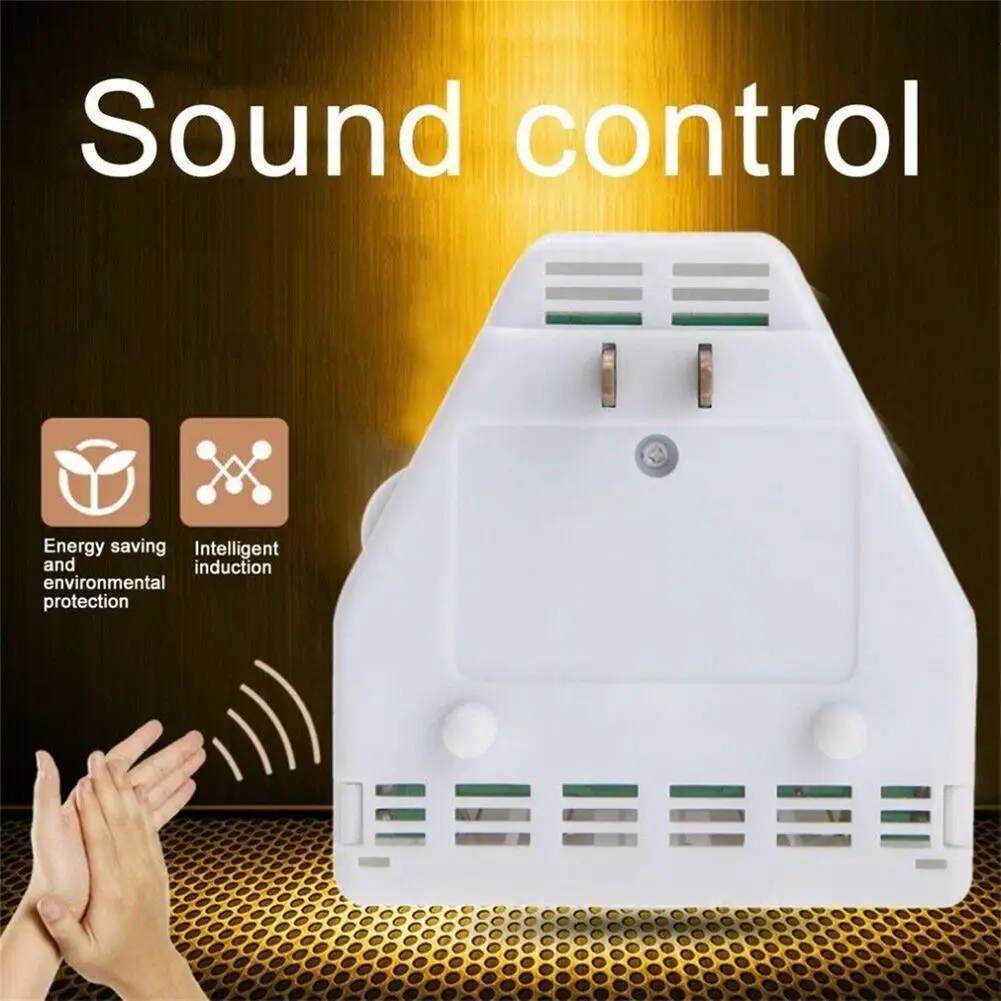 Light Switch Clapper Sound Activated Clap On/off Wall Socket Outlet Adapter Smart Home Accessories