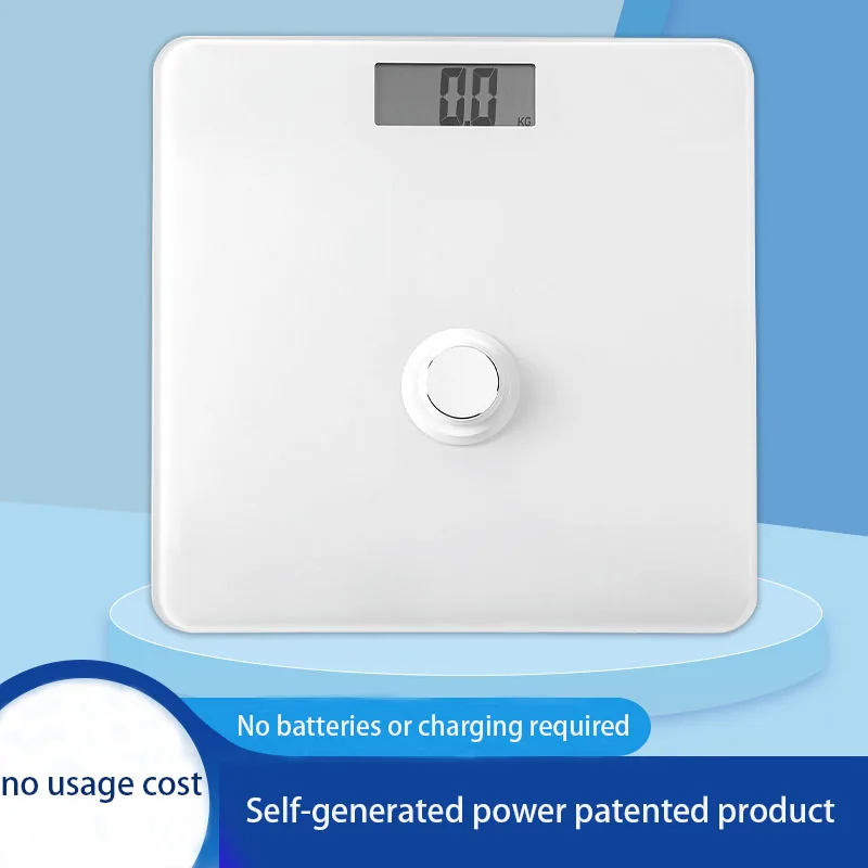 Self-generated No charging, No batteries,  long-term use, high accuracy, home bathroom scale