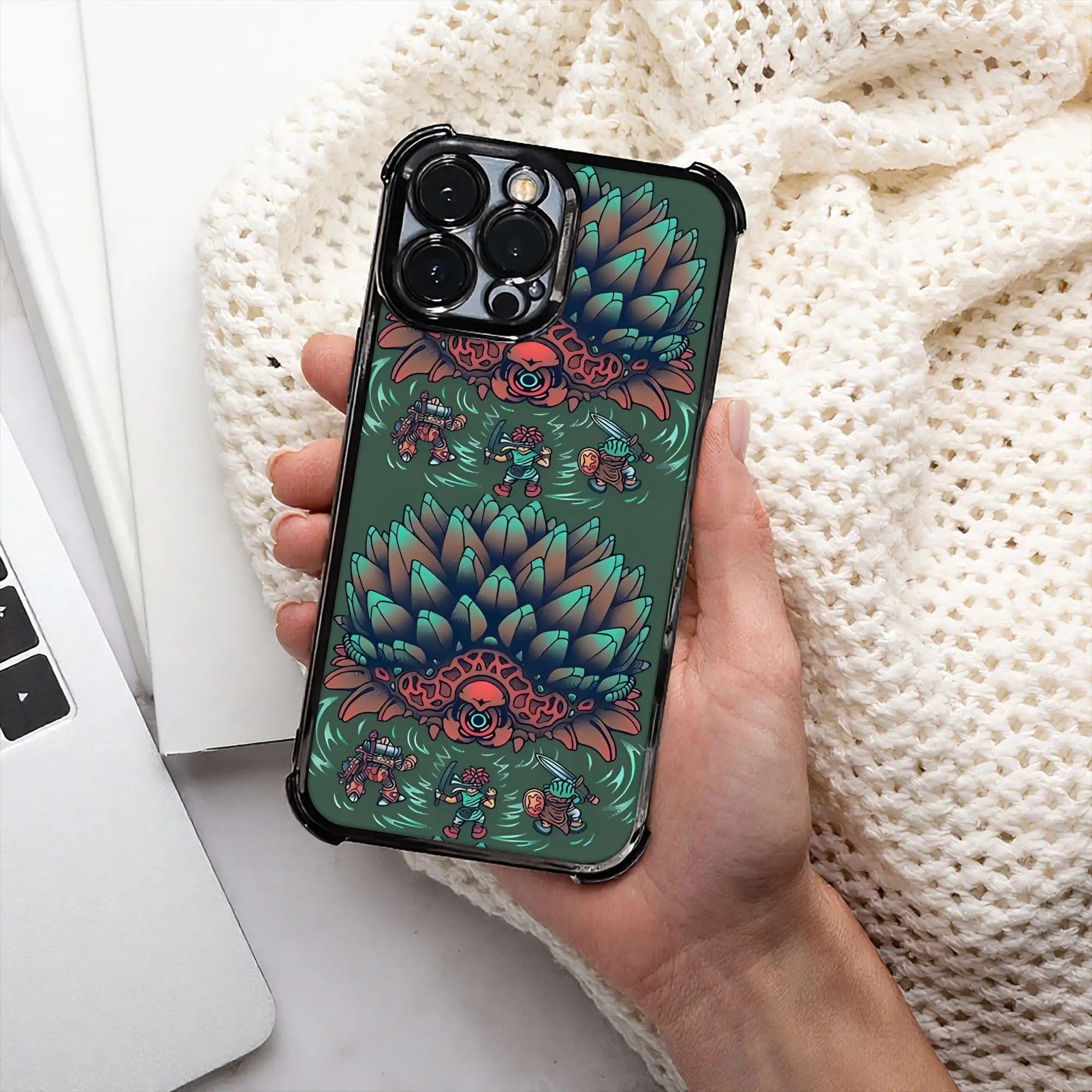 Coque de téléphone T Shirtlavos C-Chrono Trigger avec procédé d'électrodéposition pour divers modèles de téléphone