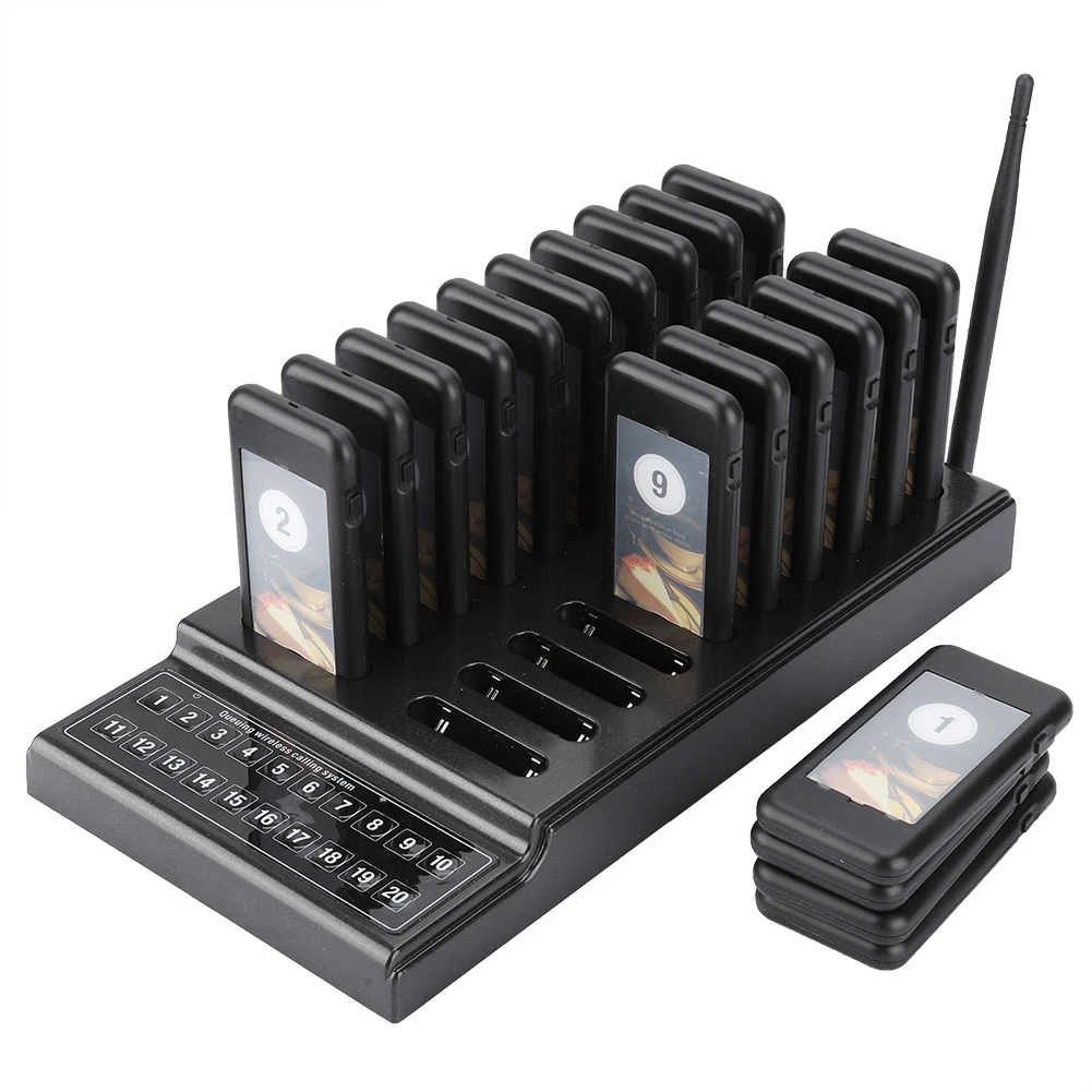 Restaurant Pager Waiter Calling System Wireless Paging Queue System Guest for Restaurant Coffee Shop Queuing System